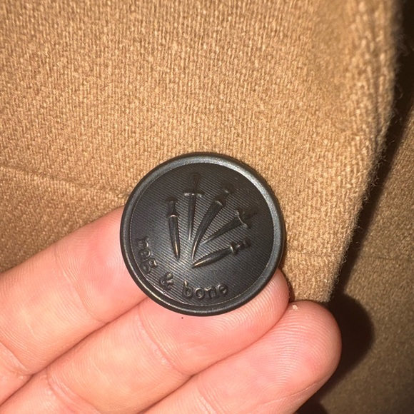 Rag & Bone Emmet Wool Blazer Jacket in Camel Tan - Size 6 - Picture 7 of 16